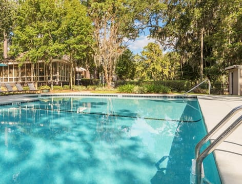 Pool at Colonial Village at Marsh Cove luxury apartment homes in Savannah, GA