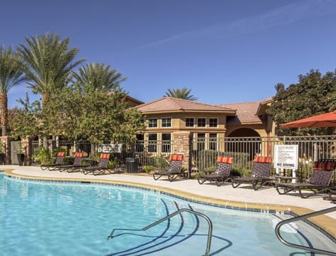 Pool 3 at Colonial Grand at Desert Vista luxury apartment homes in Las Vegas, NV