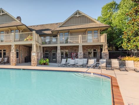 Pool 2 at Colonial Grand at Legacy Park luxury apartment homes in Charlotte, NC