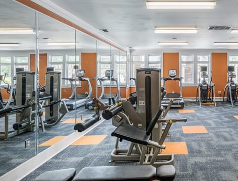 Fitness Center at Colonial Grand at Legacy Park luxury apartment homes in Charlotte, NC