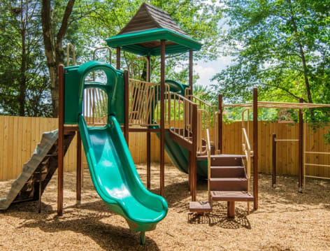 Playground at Colonial Village at Matthews luxury apartment homes in Charlotte, NC