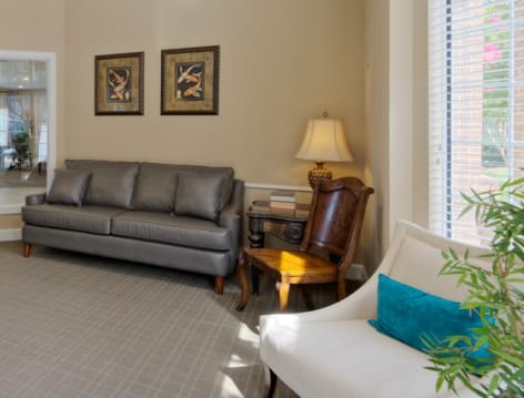 Business Center at Colonial Village at Matthews luxury apartment homes in Charlotte, NC