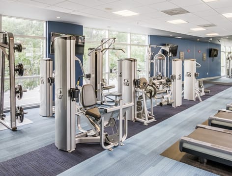 Gym at Post South End luxury apartment homes in Charlotte, NC