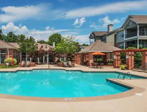 Pool at Colonial Grand Patterson Place luxury apartment homes in Durham, NC
