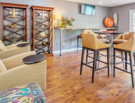 Resident Business Center at Colonial Village Deerfield luxury apartment homes in Durham, NC