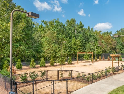 Dog Park at The Preserve at Brier Creek luxury apartment homes in Raleigh-Cary, NC