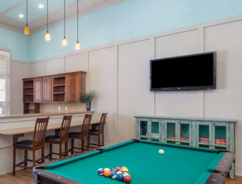 Game Room2 at Colonial Grand at Commerce Park luxury apartment homes in Charleston, SC