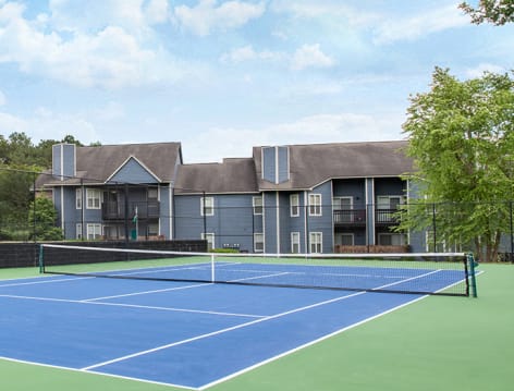 Tennis Court at The Fairways luxury apartment homes in Columbia, SC