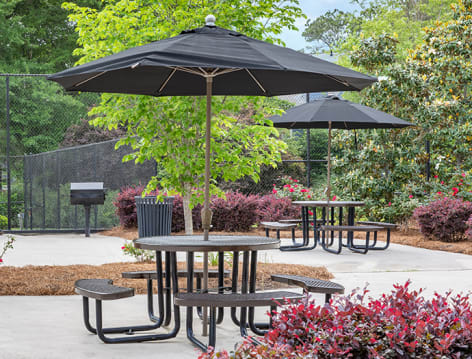Charcoal Grill at The Fairways luxury apartment homes in Columbia, SC