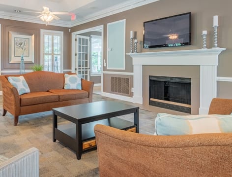 Clubhouse Interior at The Paddock Club luxury apartment homes in Columbia, SC