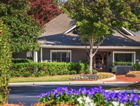 Exterior at Howell Commons luxury apartment homes in Greenville, SC