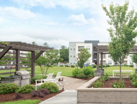 Grill Station at Innovation luxury apartment homes in Greenville, SC