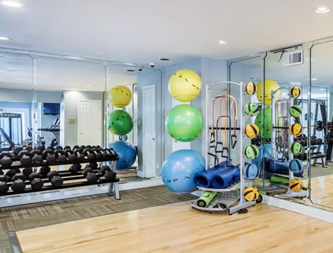 Gym 3 at Lincoln on the Green luxury apartment homes in Memphis, TN