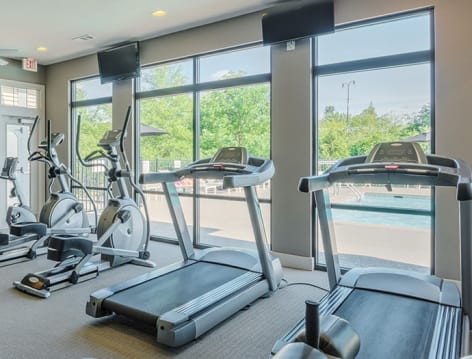 Fitness Center at Aventura at Indian Lake Village luxury apartment homes in Hendersonville, TN