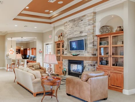 Clubhouse 2 at Colonial Grand at Silverado Reserve luxury apartment homes in Cedar Park, TX