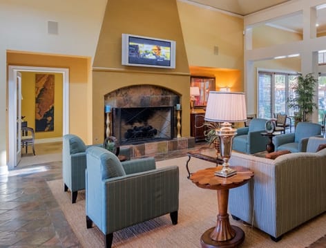 Clubhouse Interior at Colonial Grand at Quarry Oaks luxury apartment homes in Austin, TX