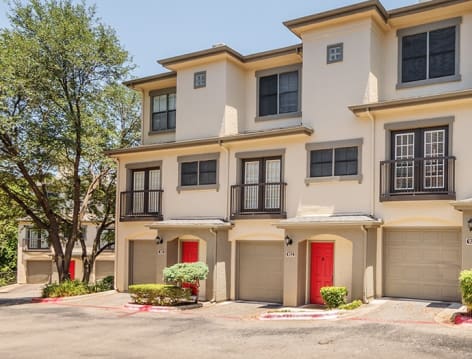 Parking at Post Barton Creek luxury apartment homes in Austin, TX