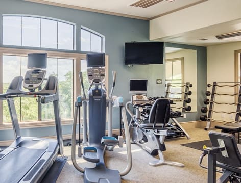 Fitness Center at Post Barton Creek luxury apartment homes in Austin, TX