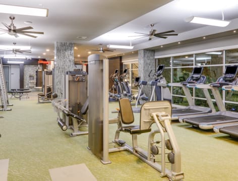 Fitness center 2 at Post South Lamar luxury apartment homes in Austin, TX