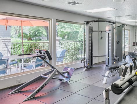 Gym at Sixty 600 luxury apartment homes in Austin, TX