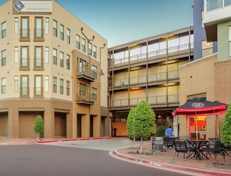 Exterior at Colonial Reserve at Medical District luxury apartment homes in Dallas, TX