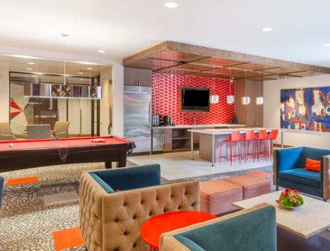 Club House1 at Post 510 luxury apartment homes in Houston, TX