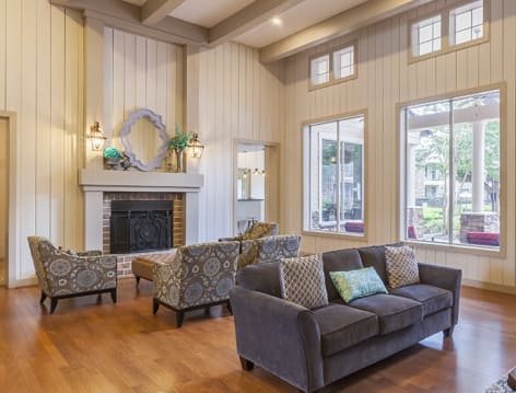 Clubhouse at Reserve at Woodwind Lakes luxury apartment homes in Houston, TX