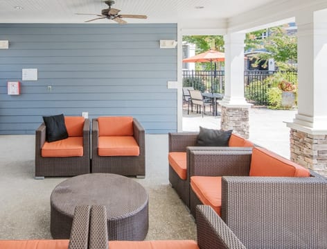 Firepit at Seasons at Celebrate Virginia luxury apartments in Fredericksburg, VA