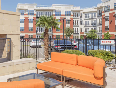 Fire Pit at Radius luxury apartment homes in Newport News, VA