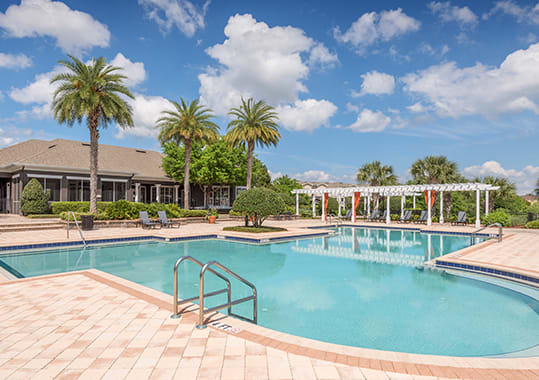 Pool at Colonial Village at Twin Lakes luxury apartment homes in Sanford, FL