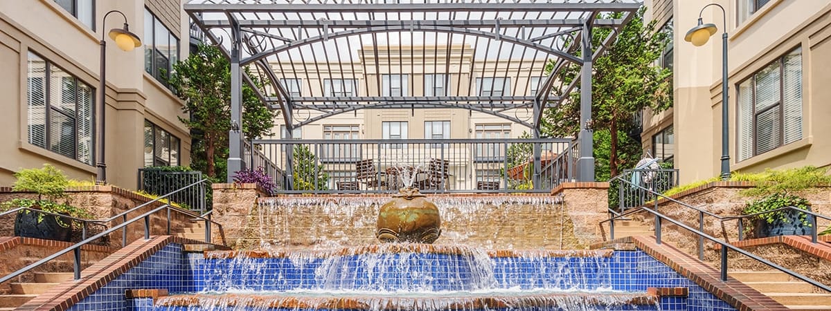 Waterfall 5 at Post Uptown Place luxury apartment homes in Charlotte, NC