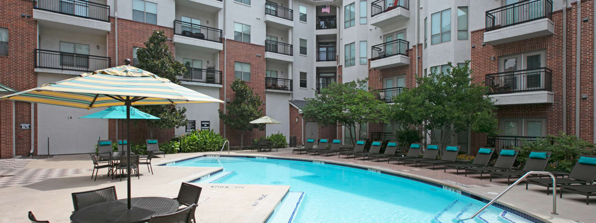 Main Pool at Post Eastside luxury apartment homes in Richardson, TX