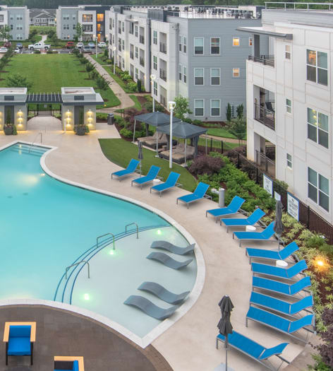 Pool 1 at Innovation luxury apartment homes in Greenville, SC
