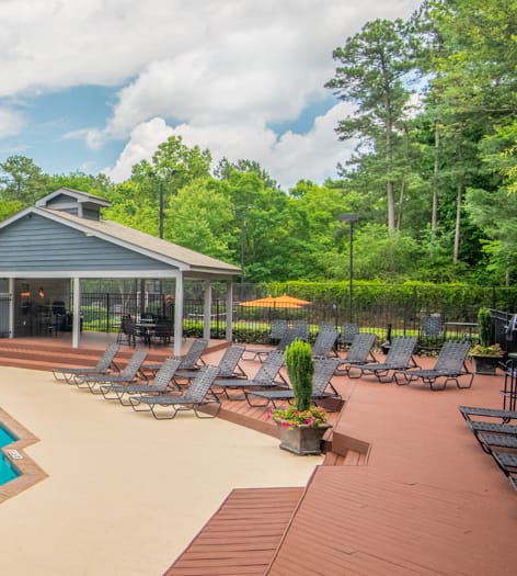 Pool 2 at Park Place luxury apartment homes in Greenville, SC