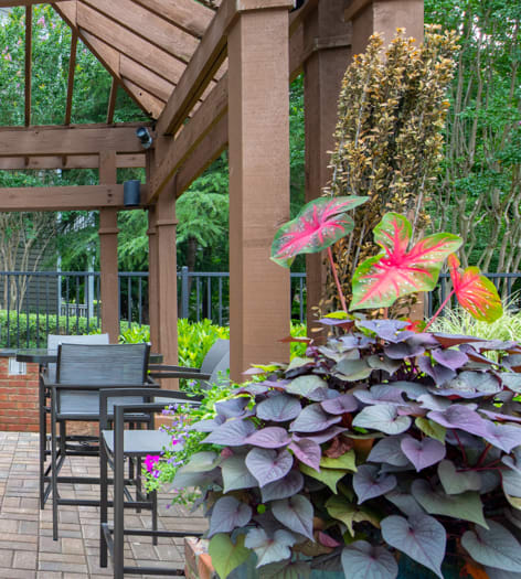 Grilling Area at Post Crossing luxury apartment homes in Atlanta, GA