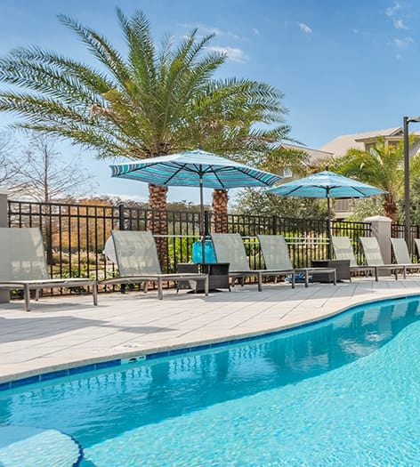 Pool 5 at Cypress Village luxury apartment homes in Orange Beach, AL