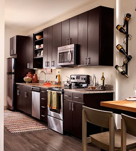Kitchen and Dining Room at 220 Riverside luxury apartment homes in Jacksonville, FL