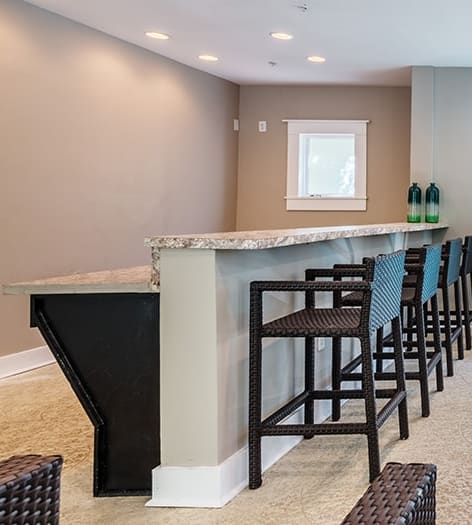 Lounge at Lake Lanier Club luxury apartment homes in Atlanta, GA