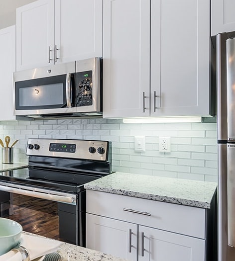 Kitchen 2 at Post Parkside Atlanta luxury apartment homes in Atlanta, GA