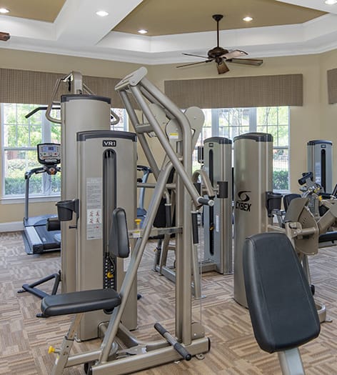 Fitness Center at Colonial Grand at Godley Lake luxury apartment homes in Savannah, GA