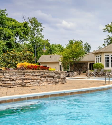 Pool at Colonial Grand at Mallard Creek luxury apartment homes in Charlotte, NC