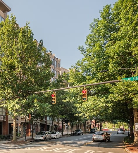 Exterior at Post Gateway luxury apartment homes in Charlotte, NC