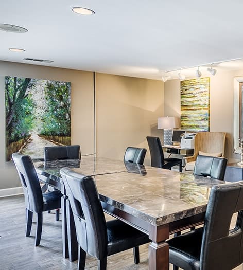 Business Center at Lincoln on the Green luxury apartment homes in Memphis, TN