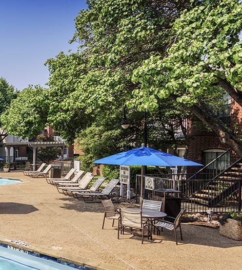 Pool 3 at Colonial Village at Grapevine luxury apartment homes in Grapevine, TX near Dallas