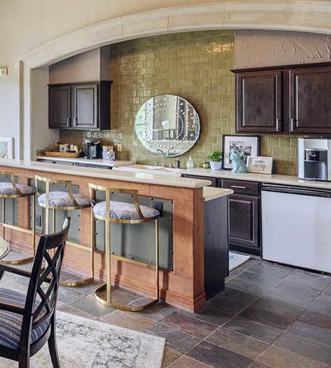 Clubhouse at Watermark luxury apartment homes in Roanoke, TX