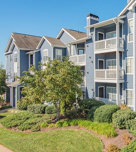 Exterior at Post Corners luxury apartment homes in Centreville, VA near Washington, DC