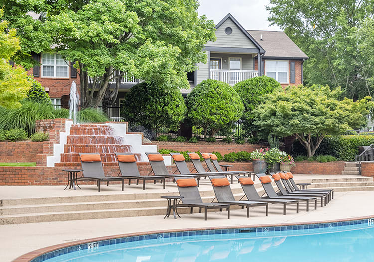 Pool at Colonial Grand at Pleasant Hill luxury apartment homes in Atlanta, GA