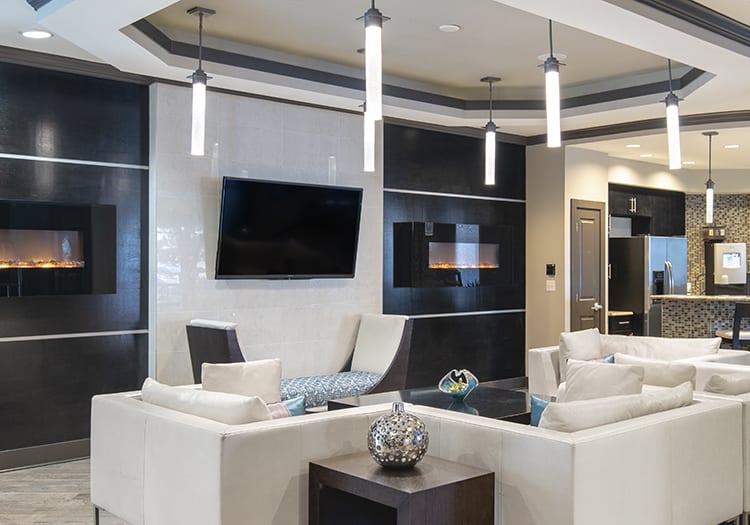 Clubhouse at Colonial Reserve at South End luxury apartment homes in Charlotte, NC