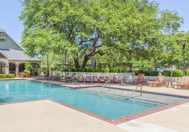 Pool 1 at Legacy at Western Oaks luxury apartment homes in Austin , TX