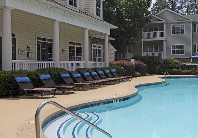 Pool at Mount Vernon luxury apartment homes in Atlanta , GA